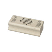 Funny weasel cartoon rubberstempel (Stempel)