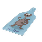 Funny weasel cartoon snijplank (Hoek)