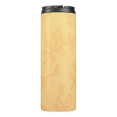 Funny weasel cartoon thermosbeker (Achterkant)