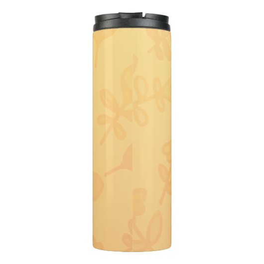 Funny weasel cartoon thermosbeker (Achterkant)