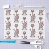 Funny weasel cartoon tissuepapier (Craft)