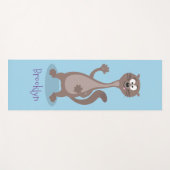 Funny weasel cartoon yogamat (Voorkant (horizontaal))