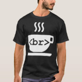 Funny Web Developer Coffee Break Coding T-shirt (Voorkant)