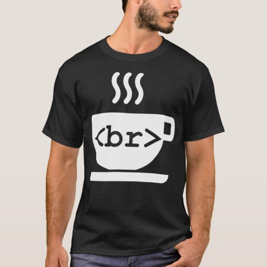 Funny Web Developer Coffee Break Coding T-shirt (Voorkant)