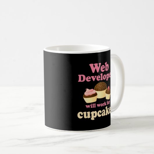 Funny Web Developer Koffiemok (Voorkant rechts)