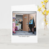 Funny Wedding Anniversay Wenskaart Kaart (Gele Bloem)