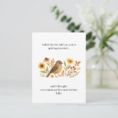 Funny Wedding Birdie Quote | Sarcastic Marriage  Feestdagenkaart (Staand voorkant)