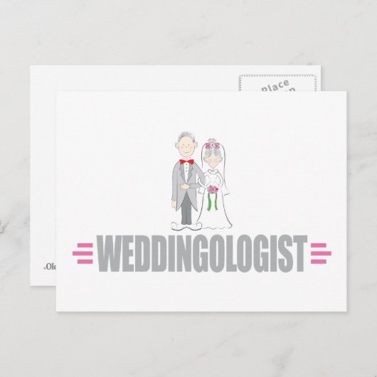 Funny Wedding Briefkaart (Voorkant / Achterkant)