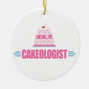 Funny Wedding Cake Lover Keramisch Ornament