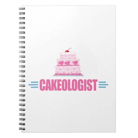 Funny Wedding Cake Lover Notitieboek (Voorkant)