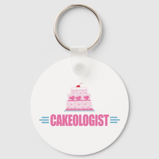 Funny Wedding Cake Lover Sleutelhanger (Voorkant)