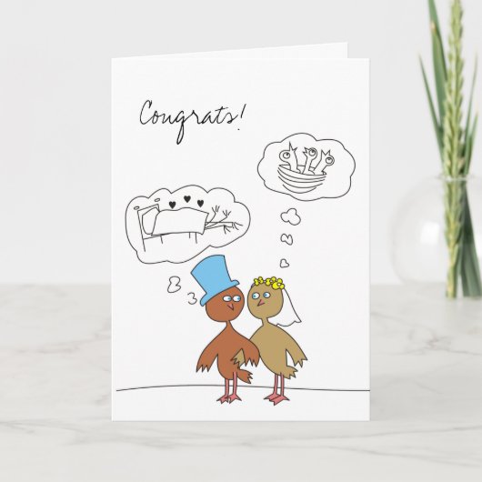 Funny Wedding Card Kaart (Voorkant)