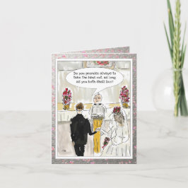 Funny Wedding Card Kaart