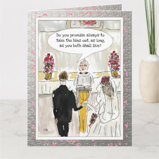 Funny Wedding Card Kaart