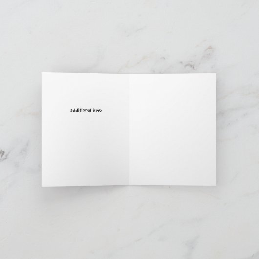 Funny Wedding Card, parketkaart, grappig Verloving Aankondiging (Binnen)