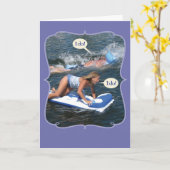 Funny Wedding Congrats - De Plunge pakken Kaart (Gele Bloem)