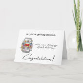 Funny Wedding Congratulations Dating Apps Failed Kaart (Voorkant)