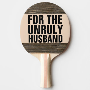 FUNNY WEDDING GIFT FOR THE UNRULL HUSBAND TAFELTENNISBATJE