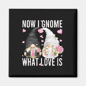 Funny Wedding Gnome Couple Pun Love Gezegde for Gr Magneet (Voorkant)