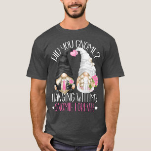 Funny Wedding Groom Bride Gnome Pun die met m T-shirt