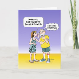 Funny Wedding Jubileum Card voor mama Kaart