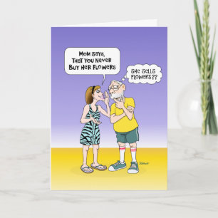 Funny Wedding Jubileum Card voor mama Kaart