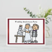 Funny Wedding Jubileum Kaart (Staand voorkant)