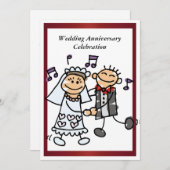 Funny Wedding Jubileum Kaart (Voorkant / Achterkant)