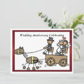 Funny Wedding Jubileum Kaart (Staand voorkant)