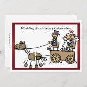 Funny Wedding Jubileum Kaart (Voorkant / Achterkant)