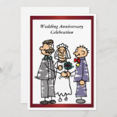 Funny Wedding Jubileum Kaart (Voorkant / Achterkant)