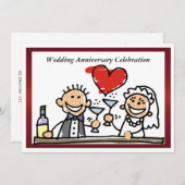 Funny Wedding Jubileum Kaart (Voorkant / Achterkant)