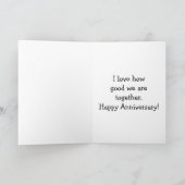 Funny Wedding Jubileum Wenskaart Kaart (Binnen)