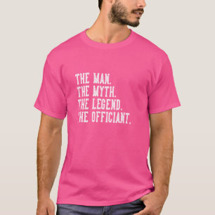 Funny Wedding Officiant T-shirt voor Mannen Pa gew