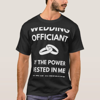 Funny Wedding Officier T-shirt