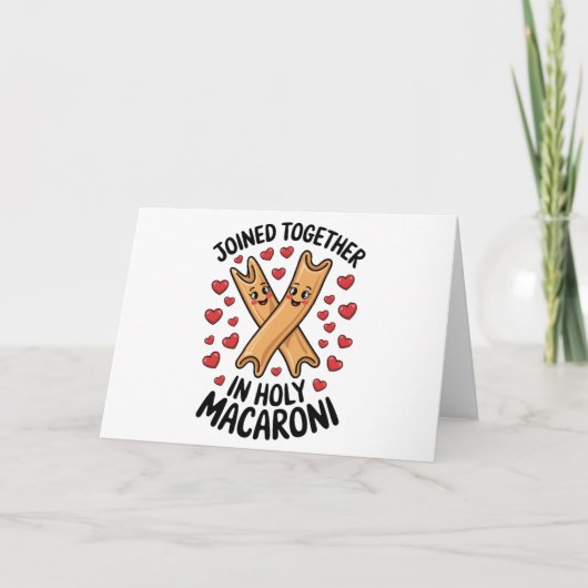 Funny Wedding Pasta Verloving bij elkaar (Voorkant)