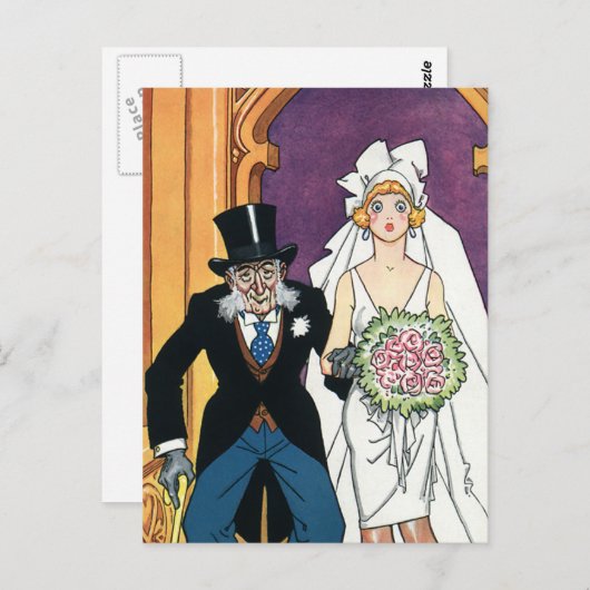  Funny Wedding, Romance van mei december Briefkaart (Voorkant / Achterkant)