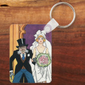 Funny Wedding, Romance van mei december Sleutelhanger (Achterkant)