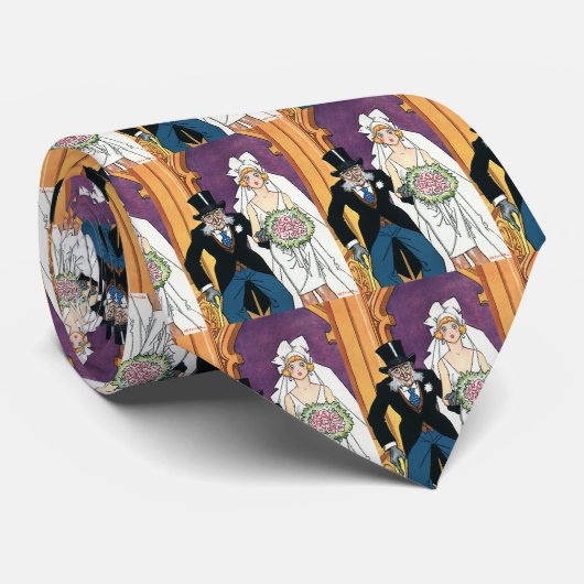 Funny Wedding, Romance van mei december Stropdas (Opgerold)