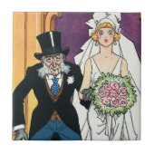  Funny Wedding, Romance van mei december Tegeltje (Voorkant)