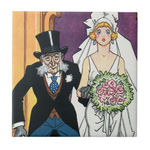  Funny Wedding, Romance van mei december Tegeltje