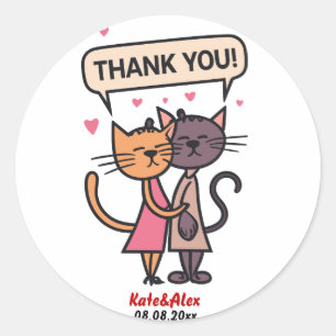 Funny Wedding Ronde Sticker