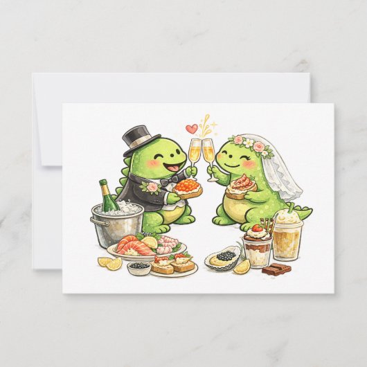 Funny Wedding RSVP Kaartje (Voorkant)