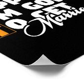 Funny Wedding Sarcastic Groom Bride Verloving Wed Poster (Hoek)