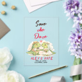 Funny Wedding Save the Date  Acryl Uitnodigingen (Insitu (Huwelijk))