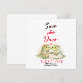 Funny Wedding Save the Date  Kaart (Voorkant / Achterkant)