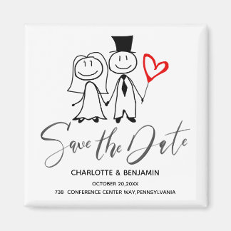 Funny Wedding Save the Date Magneet
