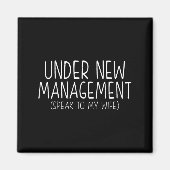 Funny Wedding Saying New Husband Humor Quote, Newl Magneet (Voorkant)