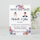 Funny Wedding Uitnodiging (Staand voorkant)