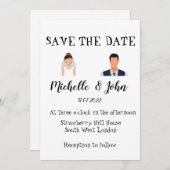 Funny Wedding Uitnodiging (Voorkant / Achterkant)